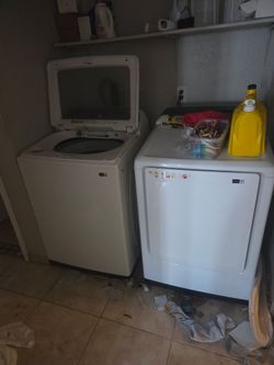 Washer and dryer