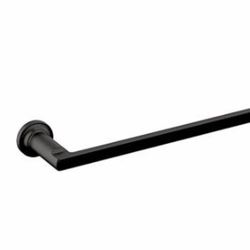 Delta Tetra 24 inch Matte Black Towel Bar, Heavy Duty Alloy Steel, Modern Bathroom Hardware