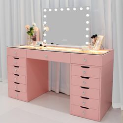 Vanity Pink Hollywood style ✔️ SPECIAL OFFER 👉 $50 Down Payment