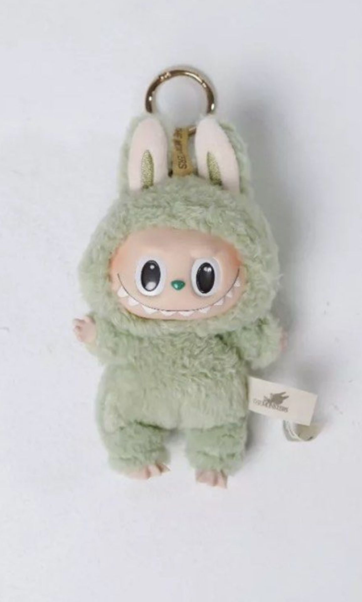 Labubu Macaron Green Grape Fabric Tag