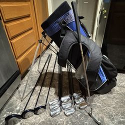 Men’s Complete Beginner Left Handed Golf Club Set with Golf bag