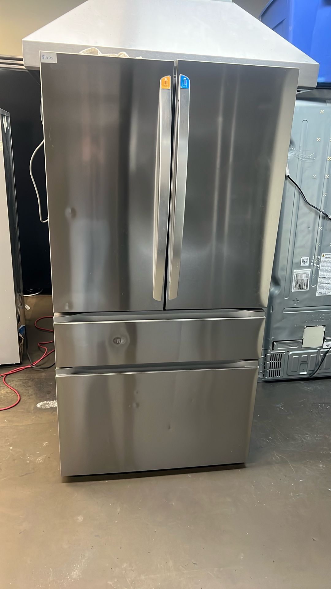 OPEN BOX LG FOUR DOOR STAINLESS STEEL REFRIGERATOR