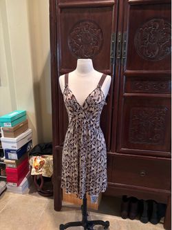Elie Tahari Python Silk Dress