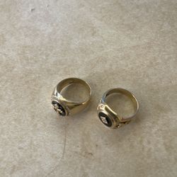 Anillos 10k Nuevos Los 2 Por 1,000
