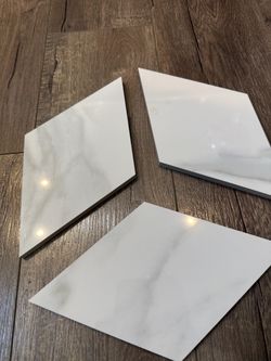 Interceramic Juno White Porcelain Rhombus Tile – Remodel Leftover