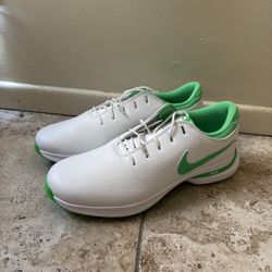 Mens Nike Air Zoom Victory Tour 3 Golf White Green Shock DV6798- 102 Size 9,12.5