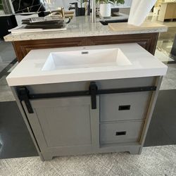 Gray Vanity 