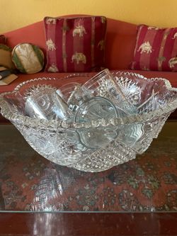 Vintage punch bowl
