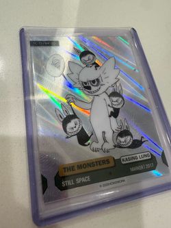 Extremely Rare The Monsters Labubu Holo Cards Only 74 of this card made! How 2 Work Series