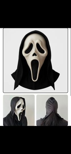 Ghost Face Halloween Scream Mask $25-$35