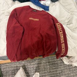 Abercrombie Hockey Crewneck Sweatshirt