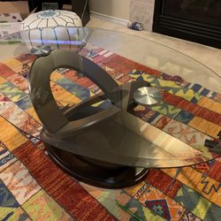 Beveled Glass Coffee Table