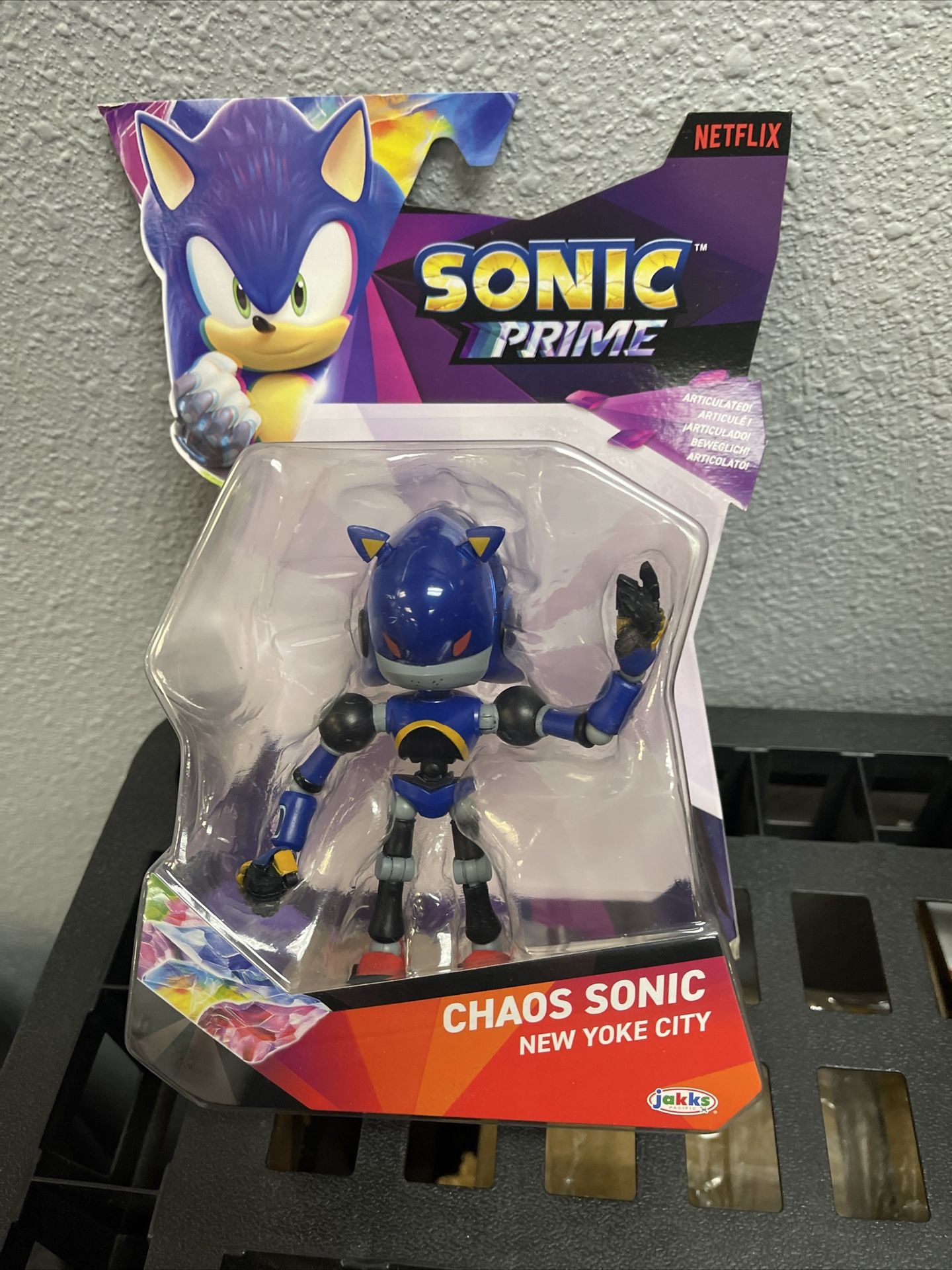 Chaos Sonic Prime Toy Figure NIB 5 Inch