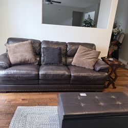 Leather Sofa And Loveseat 