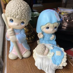 Precious Memories Plaster Figurines