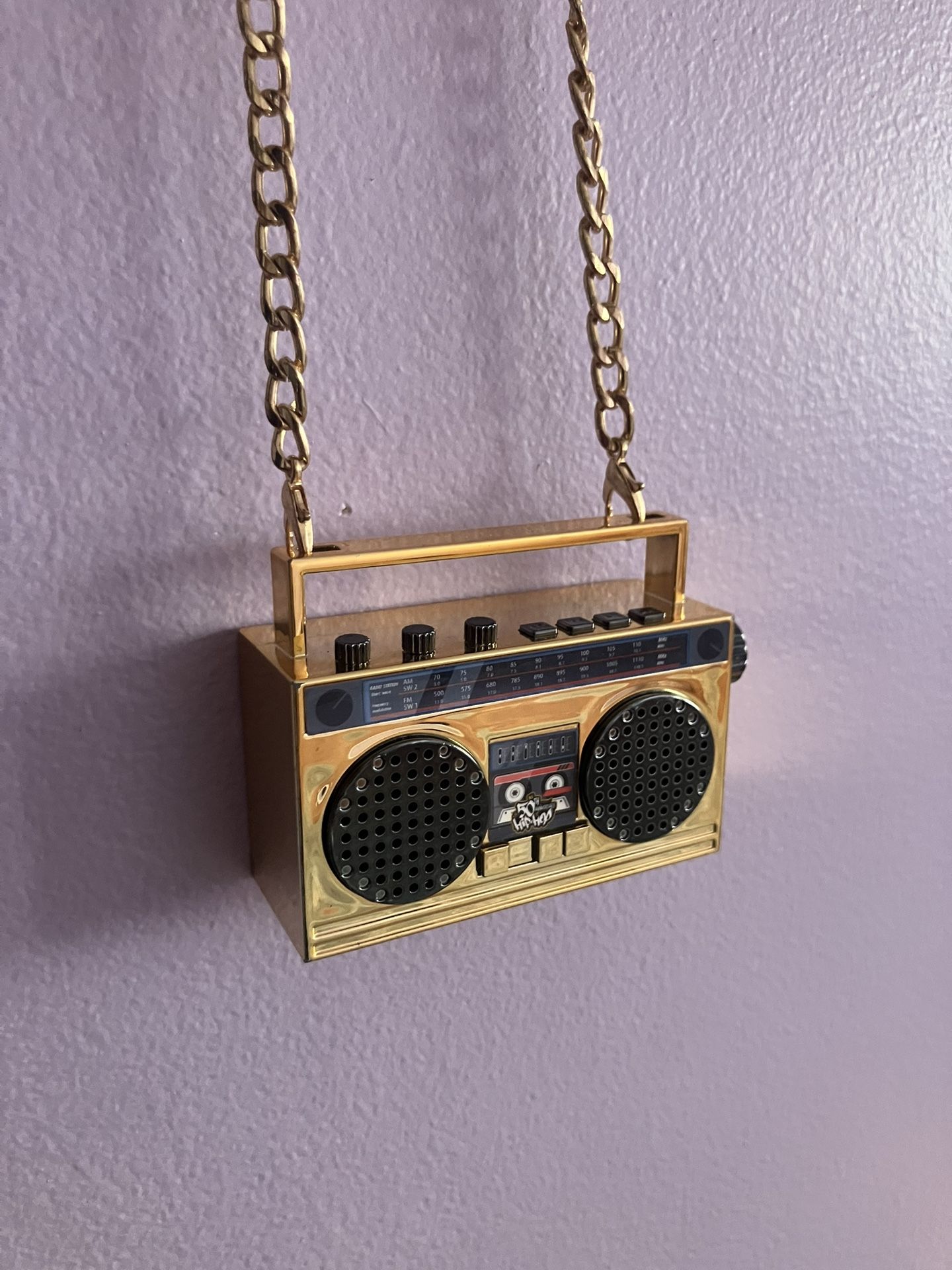 Wireless Audio Speaker Hip Hop Style Necklace