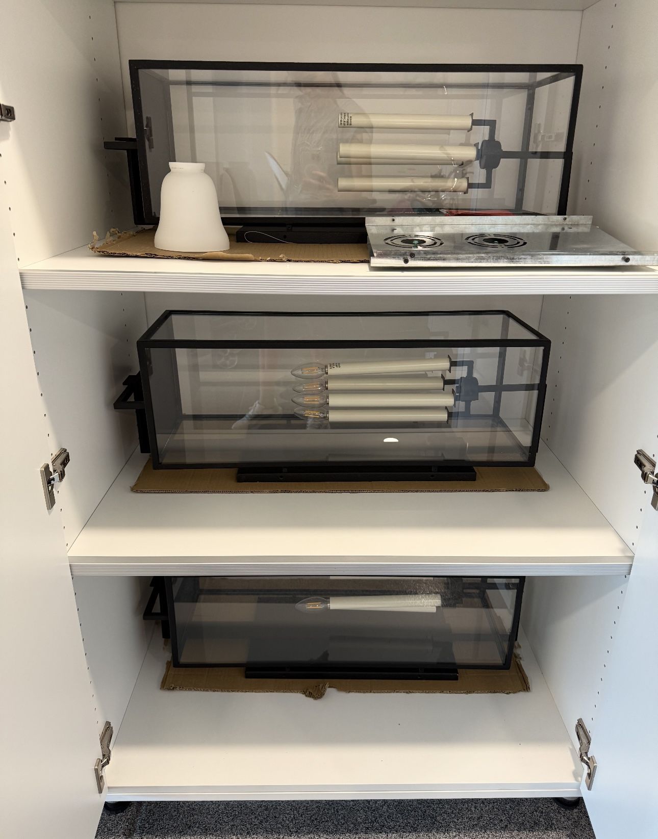 Iron Outdoor Light Fixtures (3)