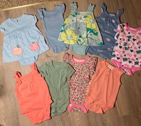 0-3 infant girls bundle clothes
