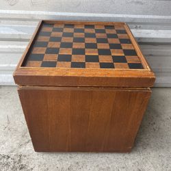 Mid Century Vintage Game Ottoman