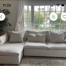 West Elm Sectional Couch ( 2 Chaises) Transporting 