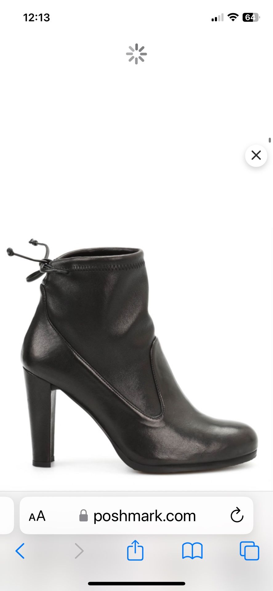 Stuart Weitzman Black Women’s Booties