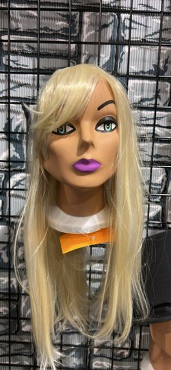 Blonde Long Straight Wig