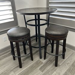 Bar Table With 2 Stool