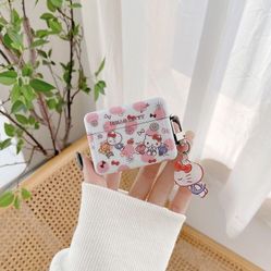 Kitty AirPods Case with Keychain