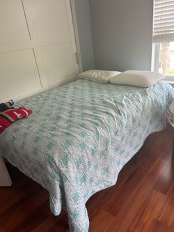 Full sized mattress and frame