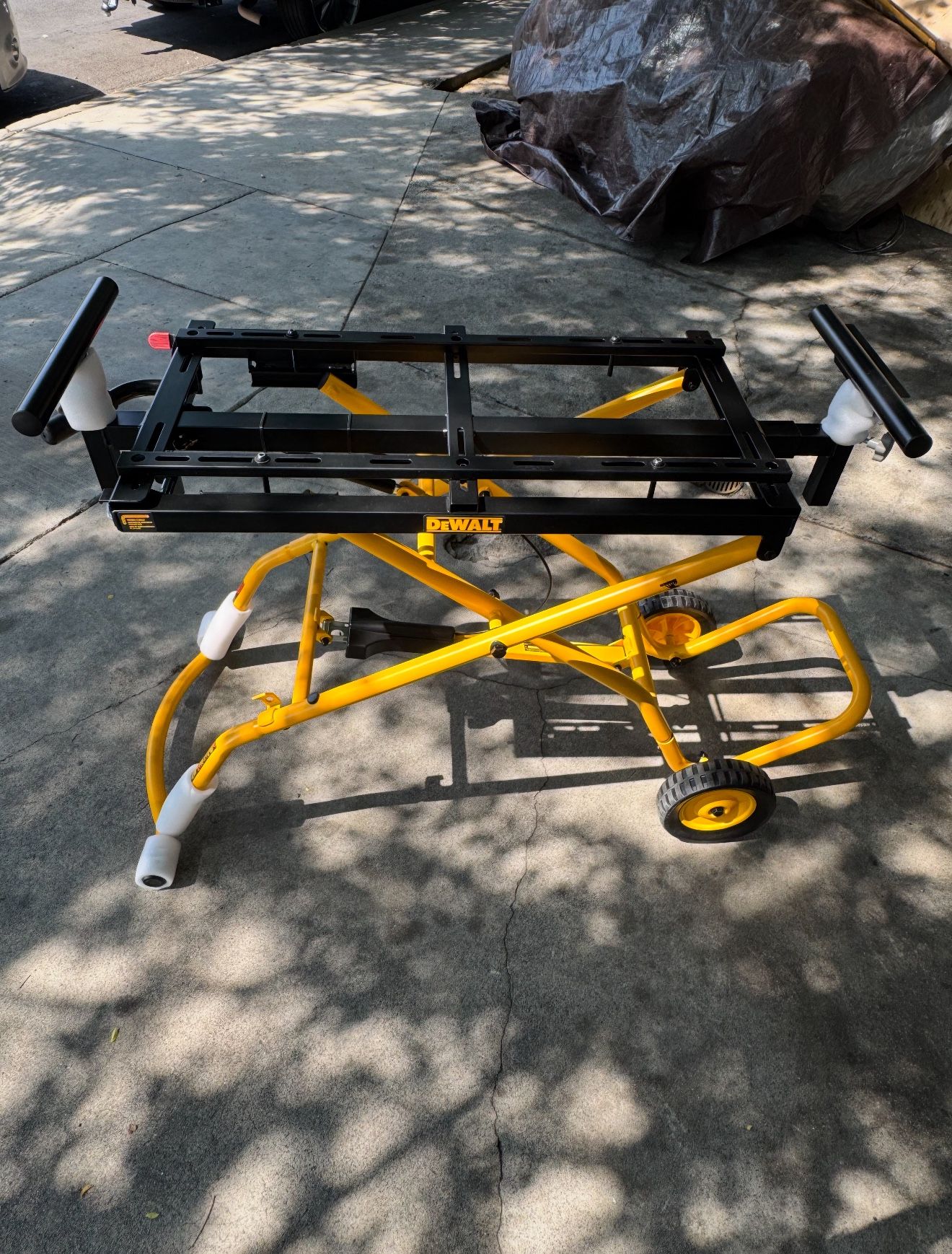 DEWALT 32-1/2 in. x 60 in. Rolling Miter Saw Stand with 300 lbs. Capacity