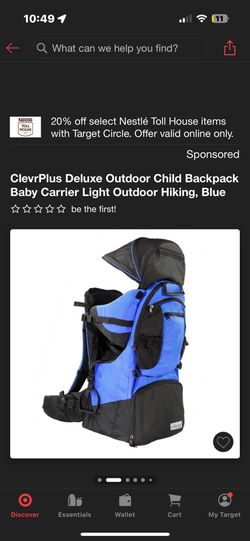 ClevrPlus Deluxe Outdoor Child Backpack Baby Carrier