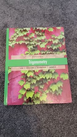 Trigonometry - Lial - Hornsby - Schneider - Daniels - Tenth Edition