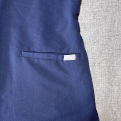 Figs Casma Three Pocket Navy Blue Scrub Top size XXS