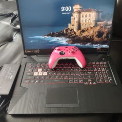 Asus TUF A17 Gaming Laptop and Xbox controller