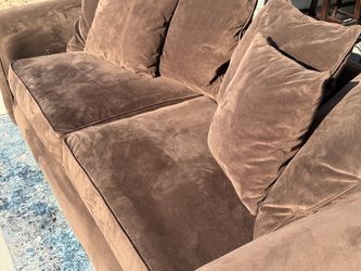 DEEP CHOCOLATE SOFA ! $100   GET IT TODAY!