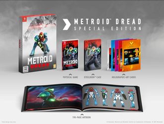 Metroid Dread Special Edition and E.M.M.I. Figma combo