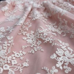 Pink & White Lace Dress
