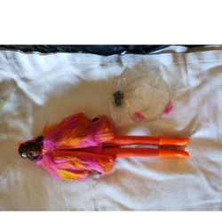 Francie  Barbie Reproduction Doll In Wild bunch Reproduction Outfit Excellent 