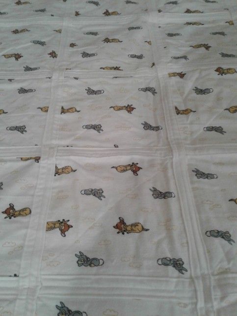 NEW, HOMEMADE CRIB SIZE BABY QUILT. Nothing says love like ...