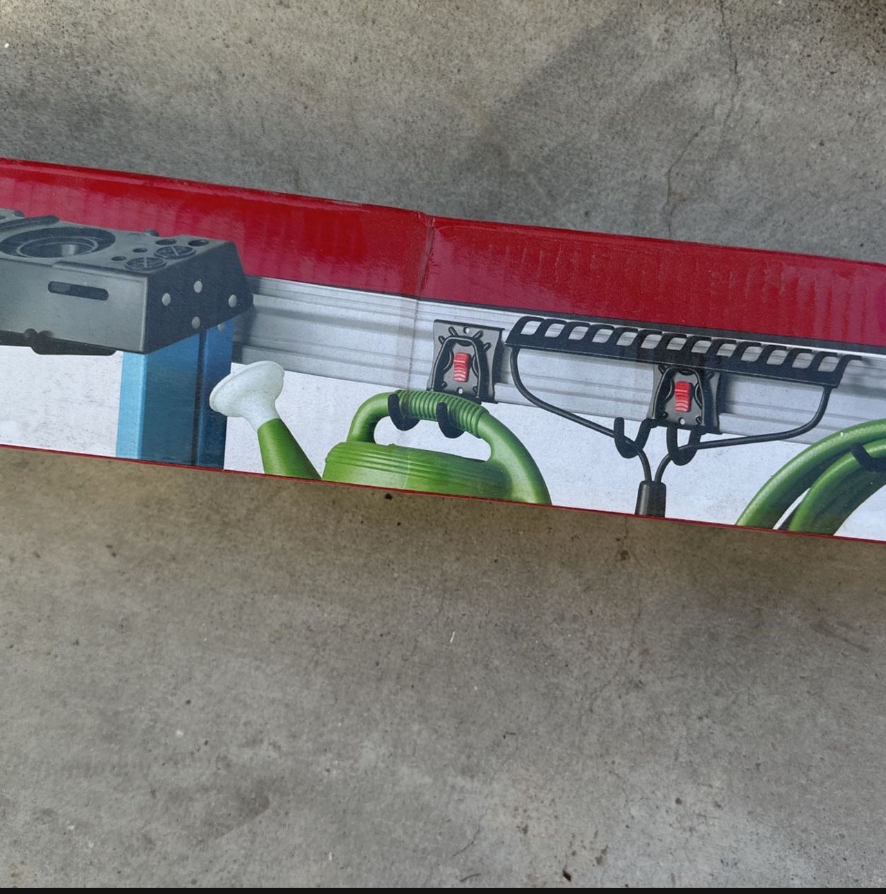 New Hyper Tough 1037 5-piece Quick Release Snap Rail Garage Organizer System