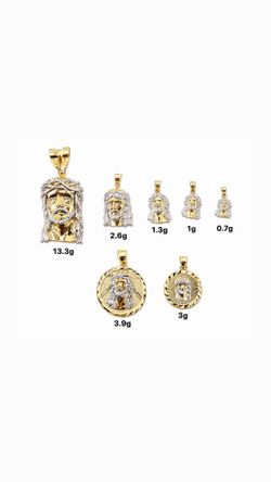 ✨ 14K GOLD JESUS PENDANT COLLECTION ✨