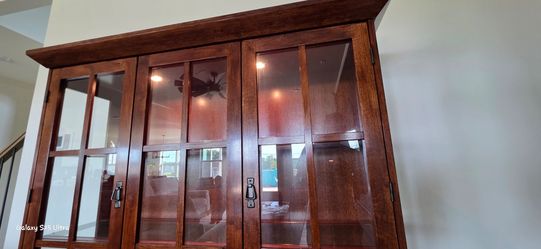 Real wood Hutch with base