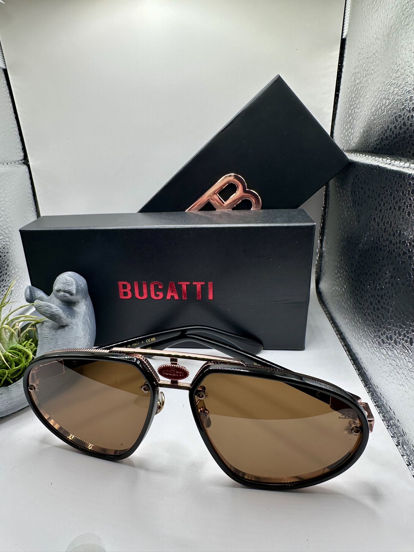Bugatti Sunglasses Gold/black Frame