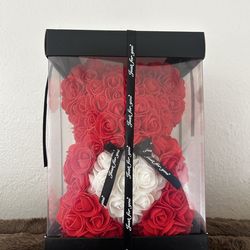 Rose teddy bear gift
