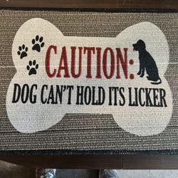 Dog Door Mat For Christmas 