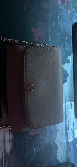 Tory Burch Saffiano Leather Chain Crossbody