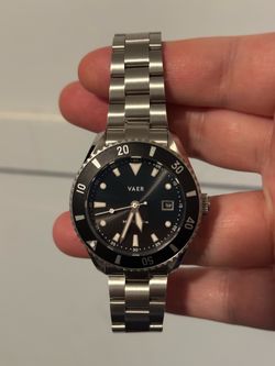 VAER DS4 Meridian Dive Watch - Black - Solar 42mm