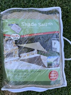 Shade sail triangle sunset 11ft 10in