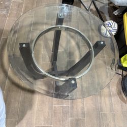 Glass side Table 