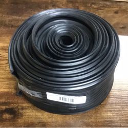 Garages Door Bottom Threshold Seal Strip,Weatherproof Rubber DIY Weather Stripping Replacement, (Adhesive Not Included) (10ft, Black)